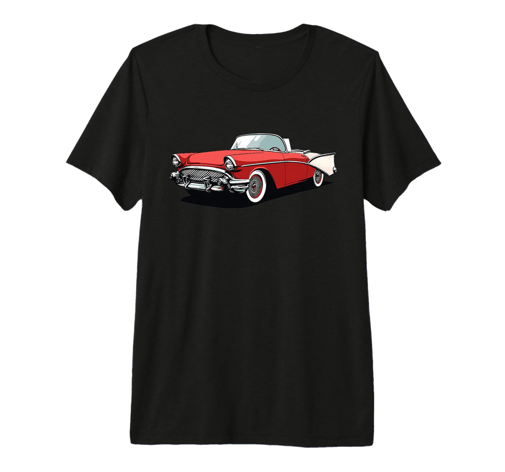 Car Tri Blend T-Shirt - Custom Art Print Unisex - T-Shirt, Sweatshirt, Hoodie
