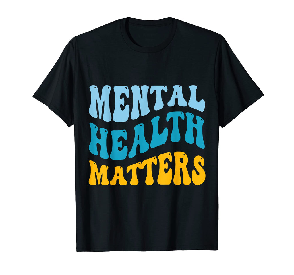 Mental Health Matters Brain Illness T-Shirt - Minimalist Print for Adults - T-Shirt, Sweatshirt, Hoodie
