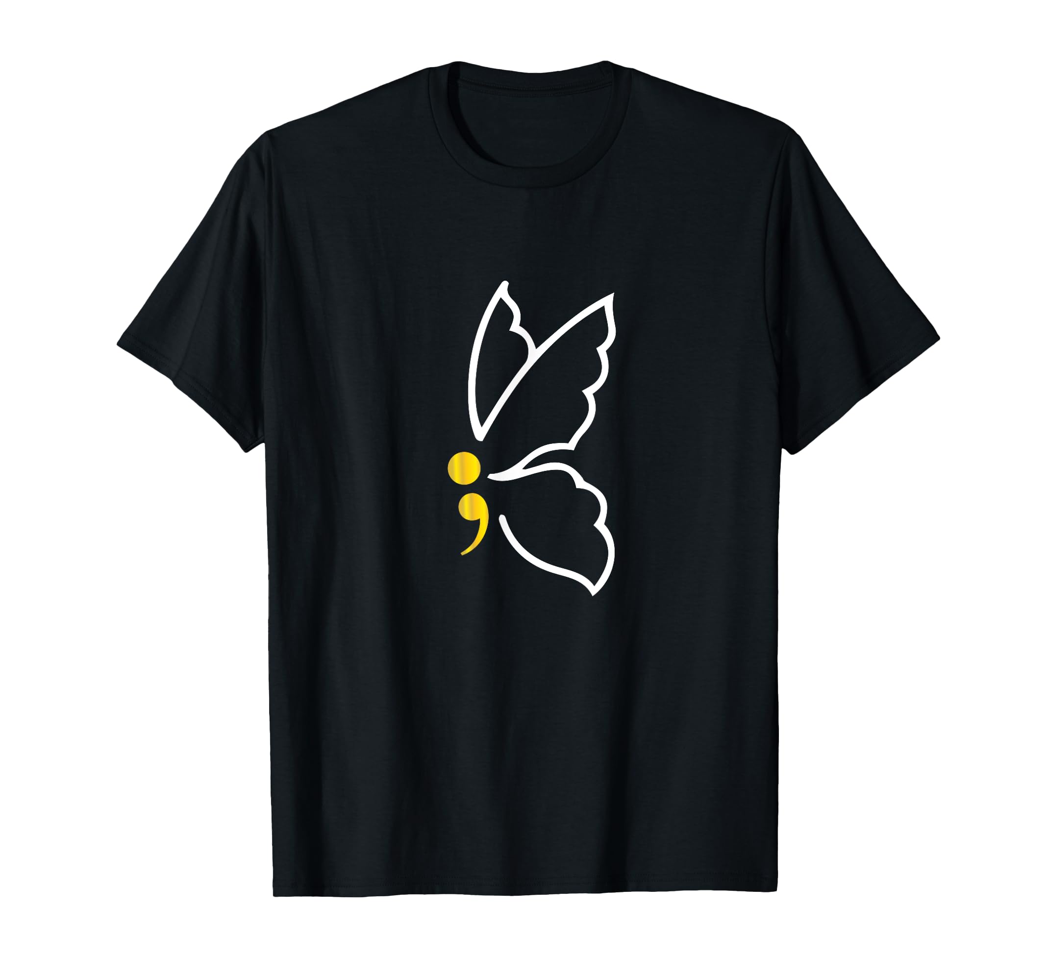 Butterfly Semicolon May Mental T-Shirt - Streetwear Style for Adults - T-Shirt, Sweatshirt, Hoodie