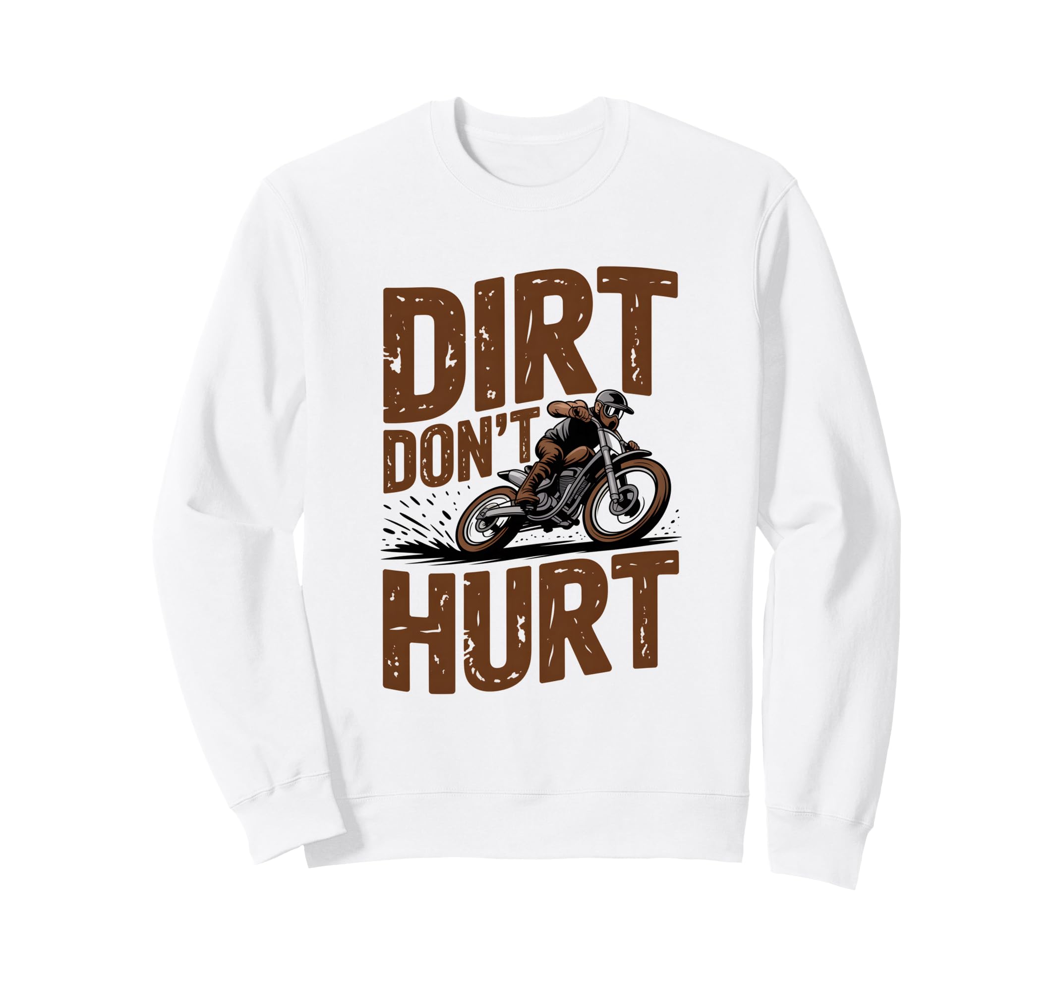 Flat Track Motorcycle Racing Sweatshirt - Custom Art Print for Adults - T-Shirt, Sweatshirt, Hoodie