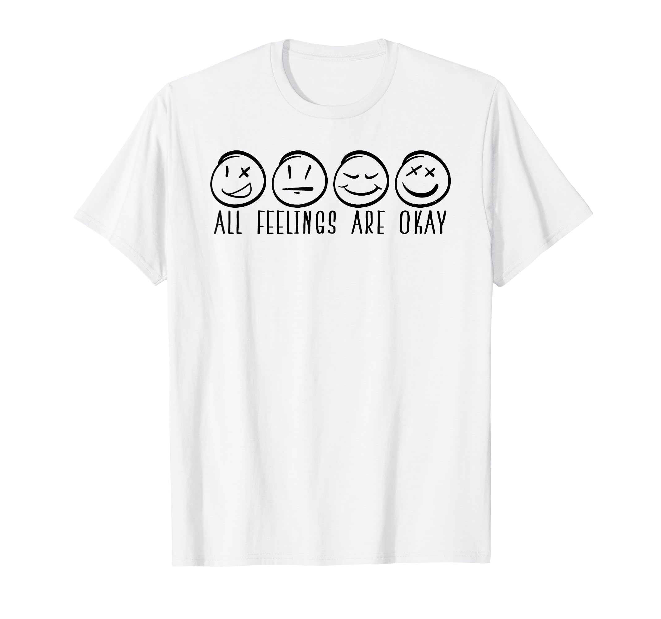 All Feelings Are Okay Mental Health T-Shirt - Aesthetic Graphic Men Women - T-Shirt, Sweatshirt, Hoodie