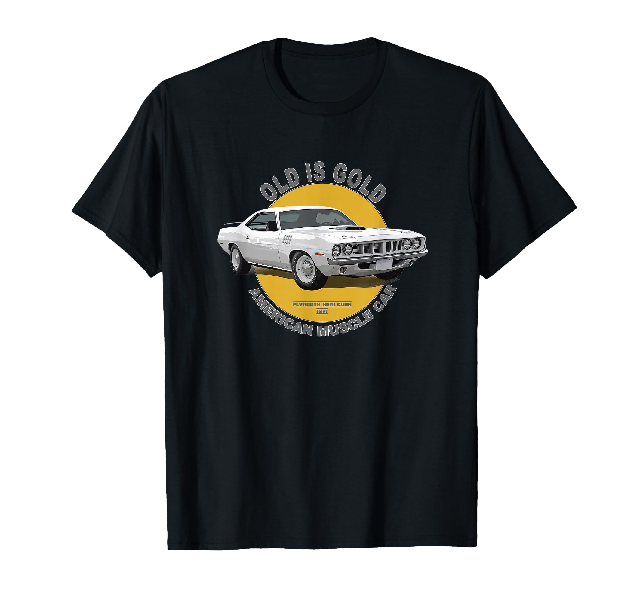 Plymouth Hemi Cuda American Muscle Car T-Shirt - Streetwear Style Unisex - T-Shirt, Sweatshirt, Hoodie