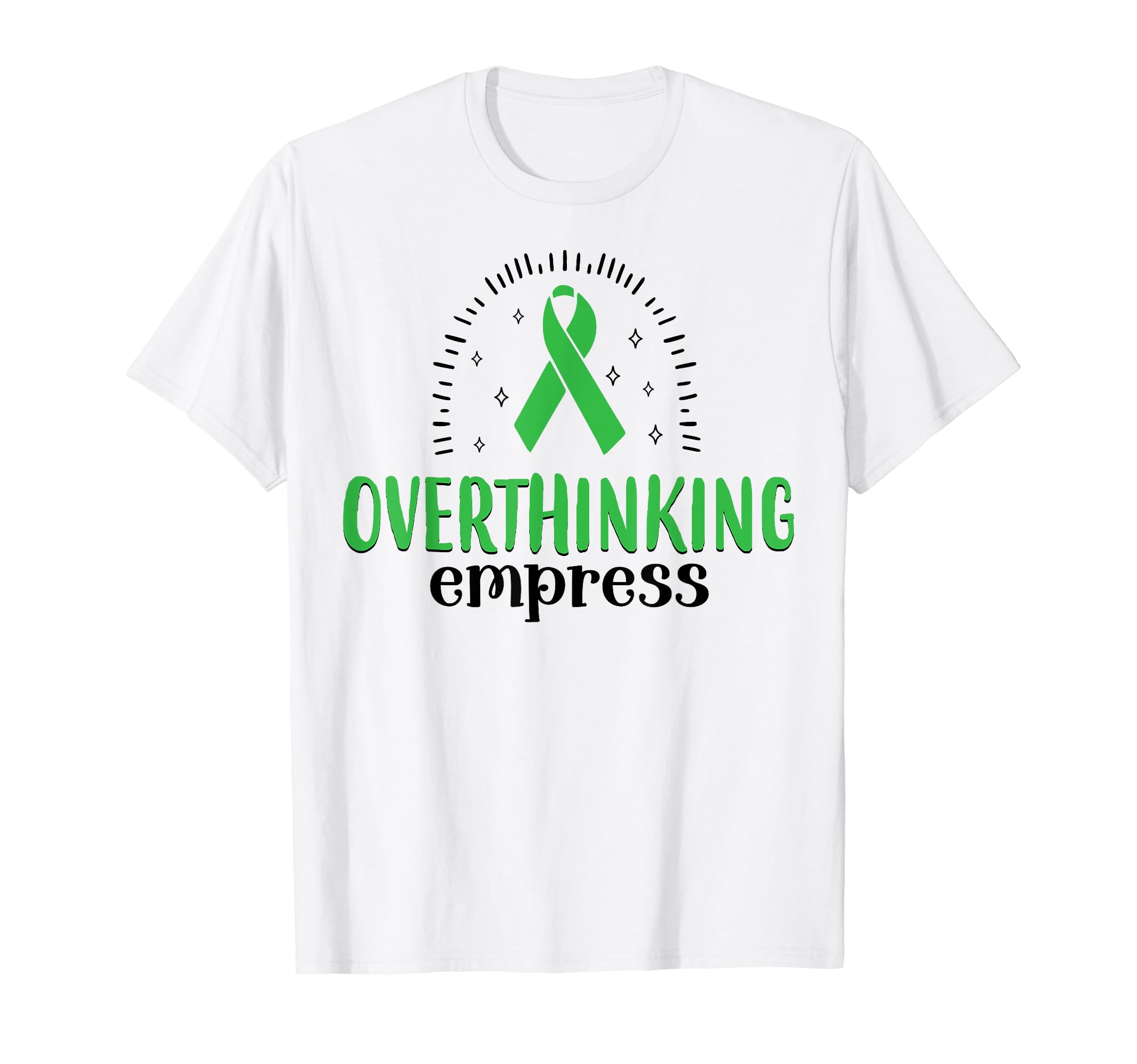 Overthinking Empress Depression T-Shirt - Minimalist Print for Adults - T-Shirt, Sweatshirt, Hoodie