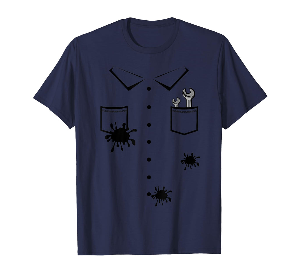 Wrenches Grease Stains Car Mechanic T-Shirt - Novelty Apparel for Adults - T-Shirt, Sweatshirt, Hoodie