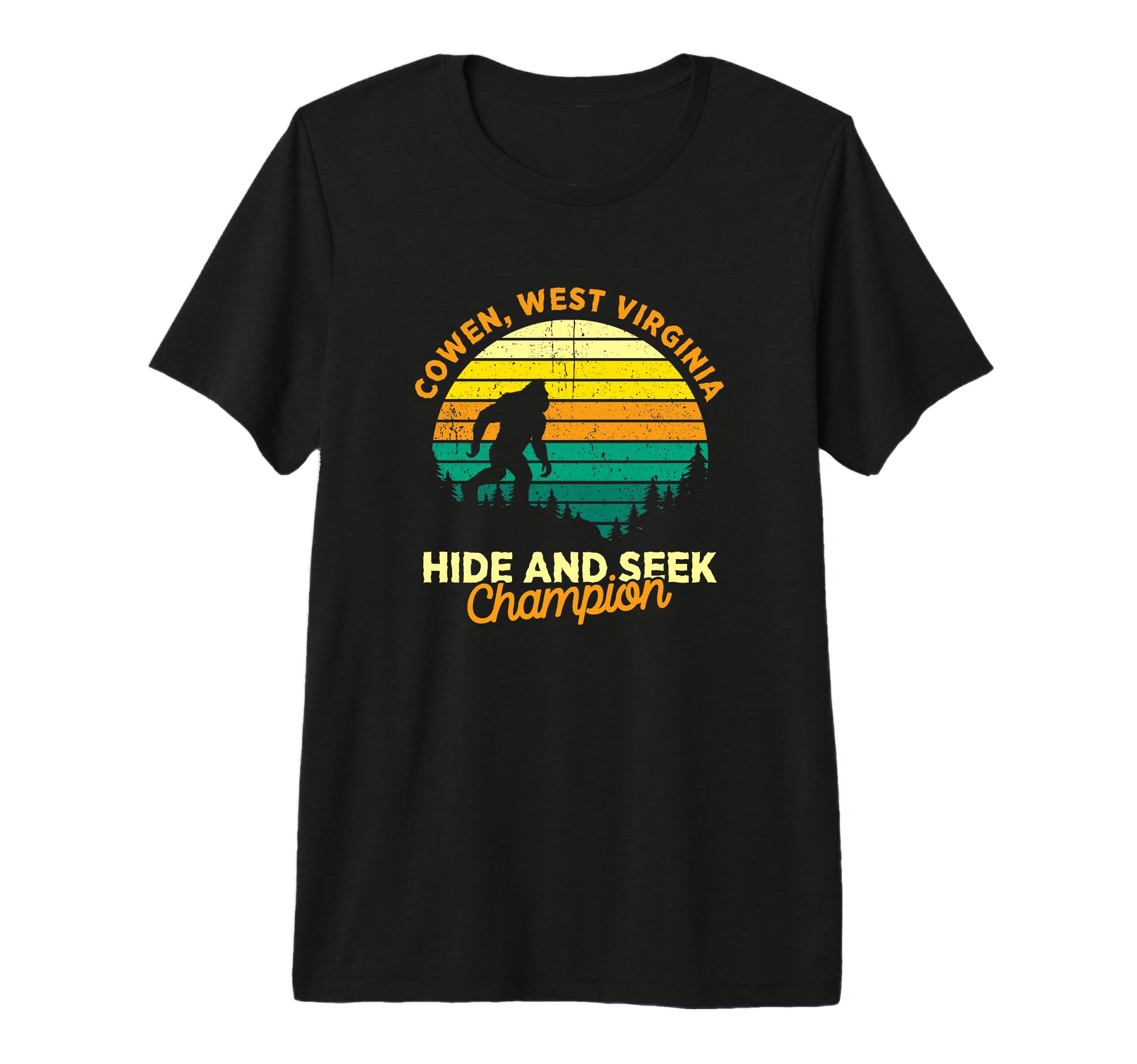 Cowen West Virginia Big Foot T-Shirt - Aesthetic Graphic Men Women - T-Shirt, Sweatshirt, Hoodie