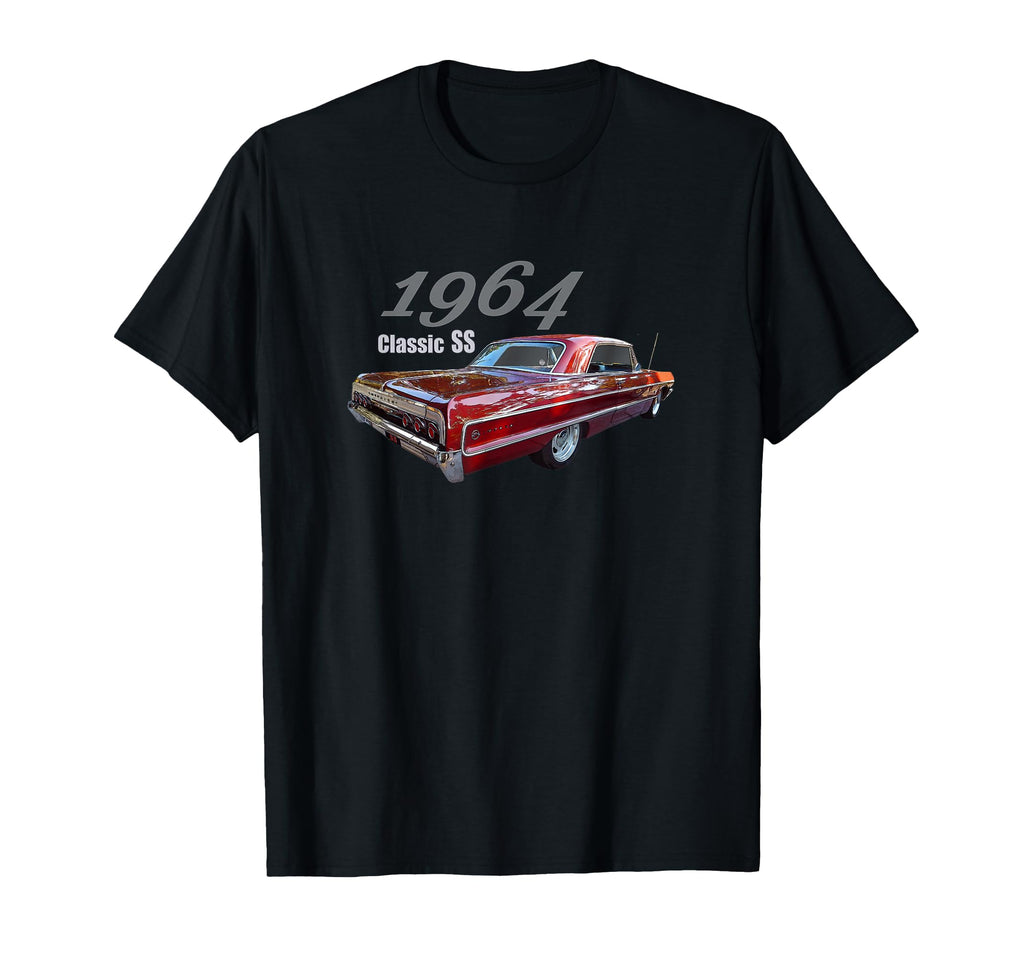 1964 Ss 2 Door Red American Muscle Cars T-Shirt - Streetwear Style Unisex - T-Shirt, Sweatshirt, Hoodie