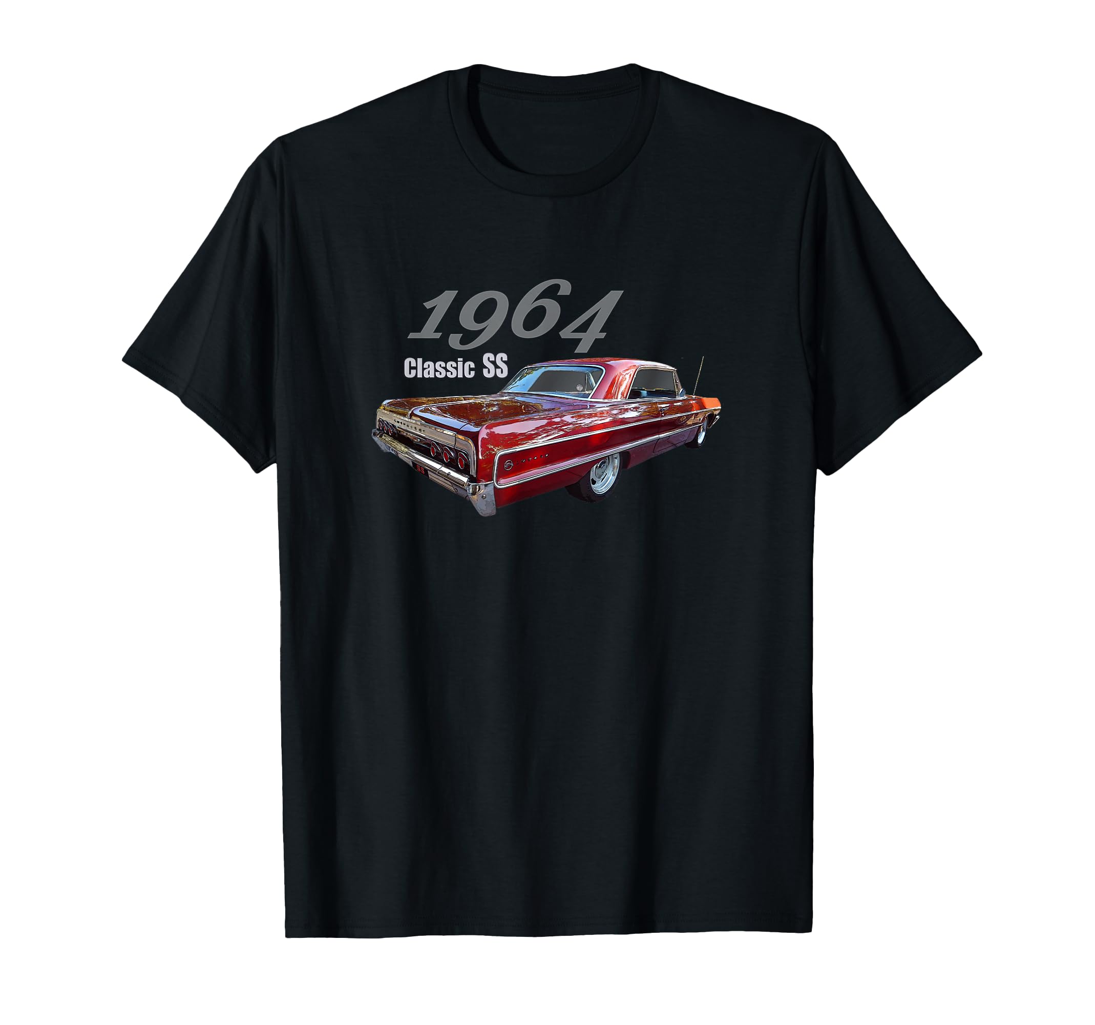 1964 Ss 2 Door Red American Muscle Cars T-Shirt - Streetwear Style Unisex - T-Shirt, Sweatshirt, Hoodie