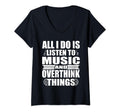 All I Do Is Listen To Music And T-Shirt - Streetwear Style Unisex - T-Shirt, Sweatshirt, Hoodie