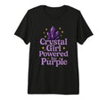 Amethyst Addict Healing Crystal Energy T-Shirt - Graphic Print for Adults - T-Shirt, Sweatshirt, Hoodie