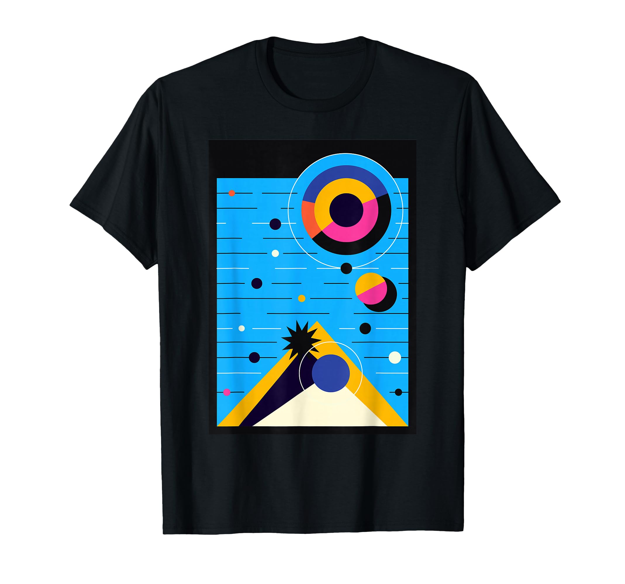 Geometric 80S Memphis T-Shirt - Aesthetic Graphic for Adults - T-Shirt, Sweatshirt, Hoodie