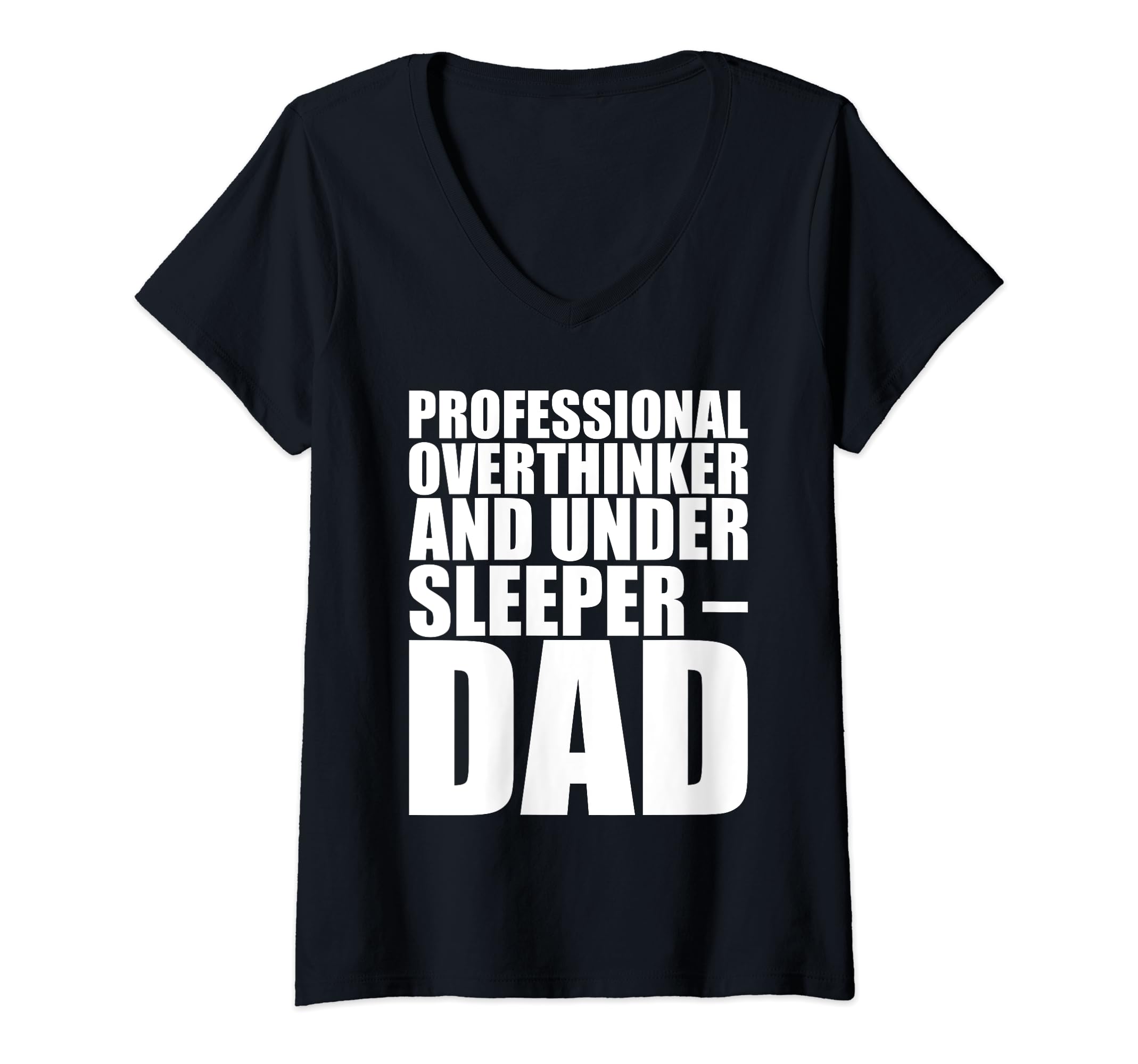 Womens Professional Overthinker Under T-Shirt - Minimalist Print Men Women - T-Shirt, Sweatshirt, Hoodie