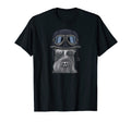 Giant Schnauzer Wearing Motorcycle T-Shirt - Casual Everyday Wear Unisex - T-Shirt, Sweatshirt, Hoodie