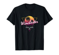 Winchester England 80S Neon Sunset T-Shirt - Minimalist Print Men Women - T-Shirt, Sweatshirt, Hoodie