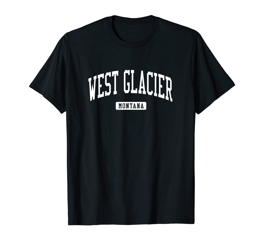 West Glacier Montana Mt Athletic T-Shirt - Aesthetic Graphic for Adults - T-Shirt, Sweatshirt, Hoodie