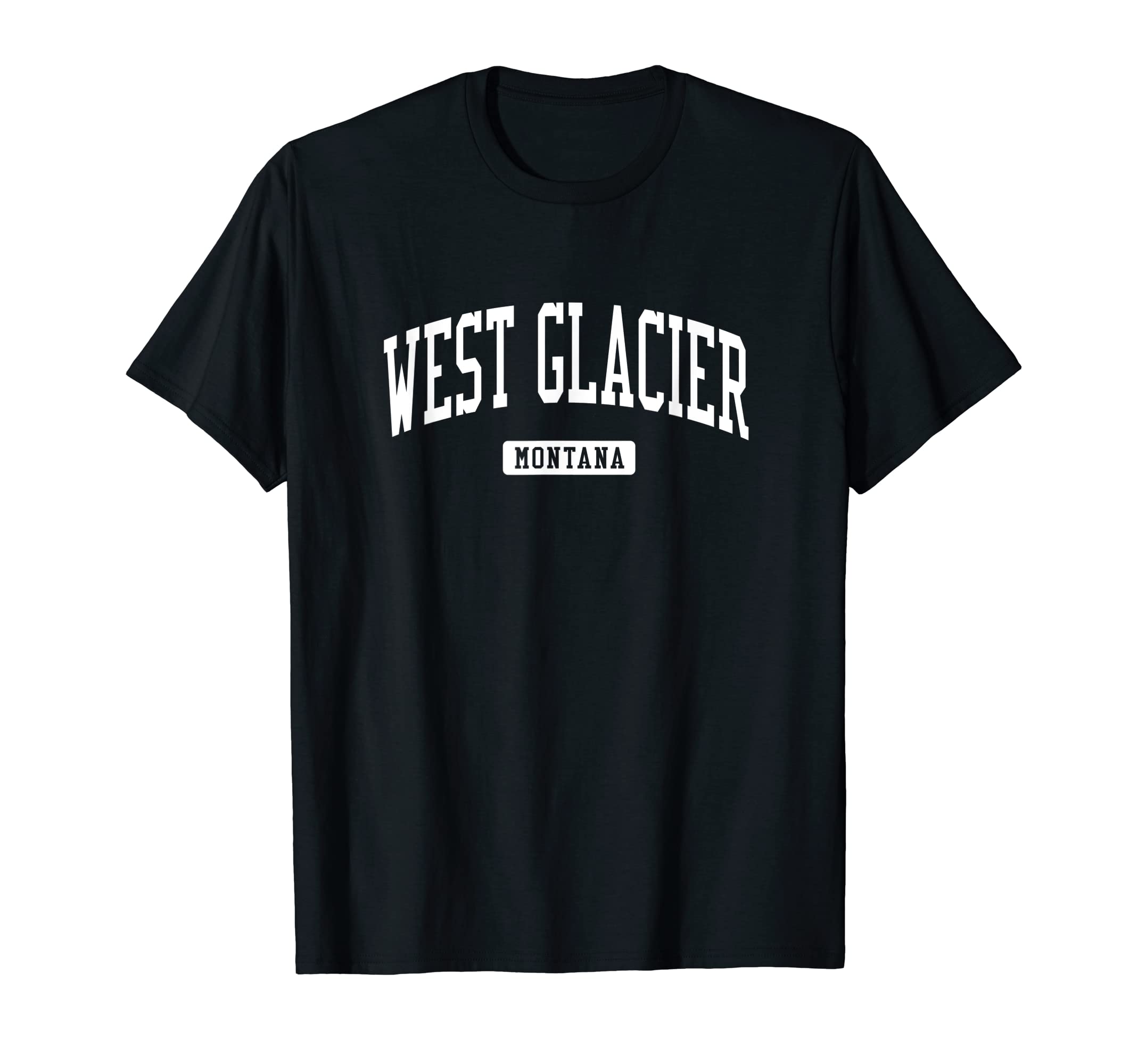 West Glacier Montana Mt Athletic T-Shirt - Aesthetic Graphic for Adults - T-Shirt, Sweatshirt, Hoodie