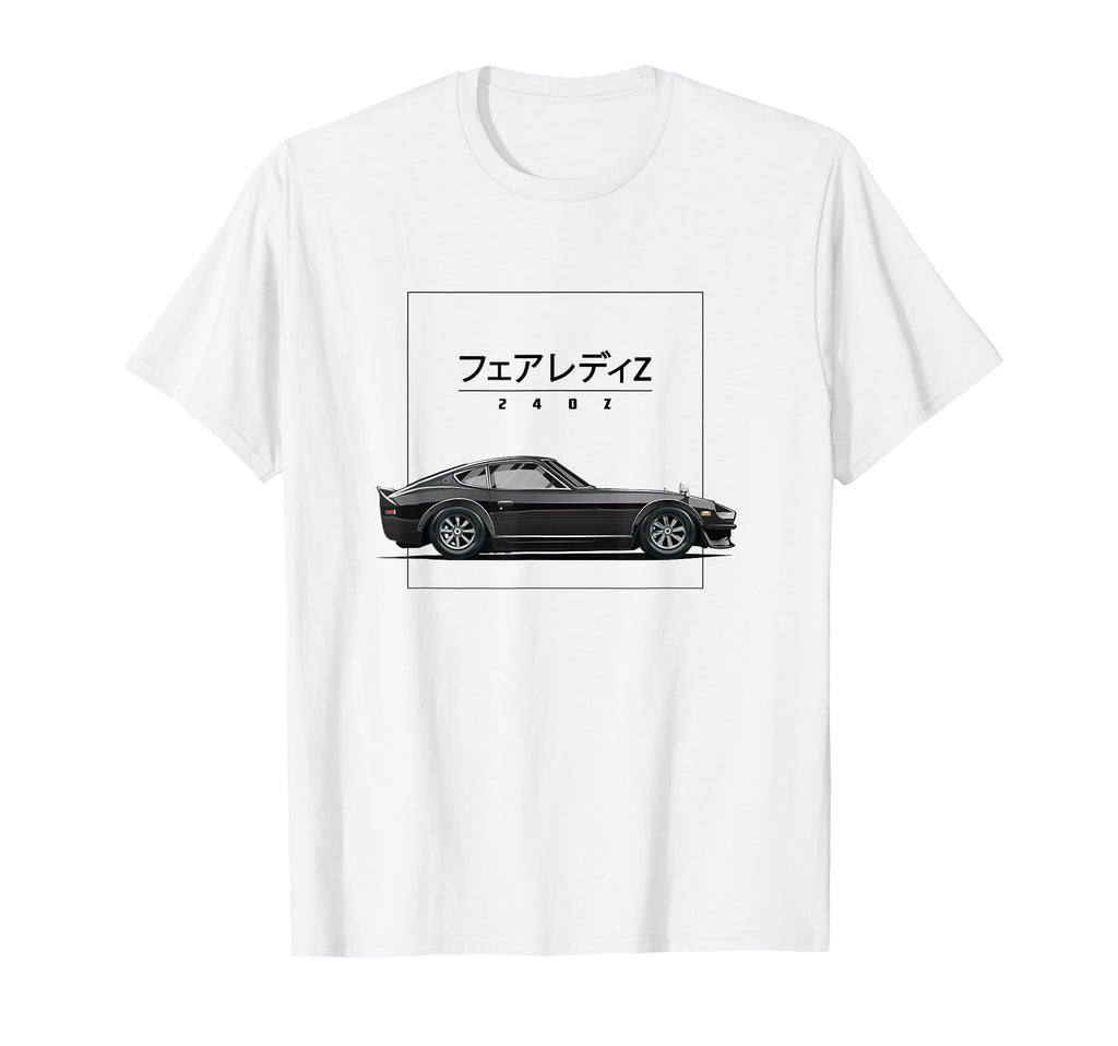 240Z Japanese Coupe Car T-Shirt - Minimalist Print Men Women - T-Shirt, Sweatshirt, Hoodie