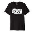 Peace Love Diversity Typography 60S T-Shirt - Graphic Print Unisex - T-Shirt, Sweatshirt, Hoodie