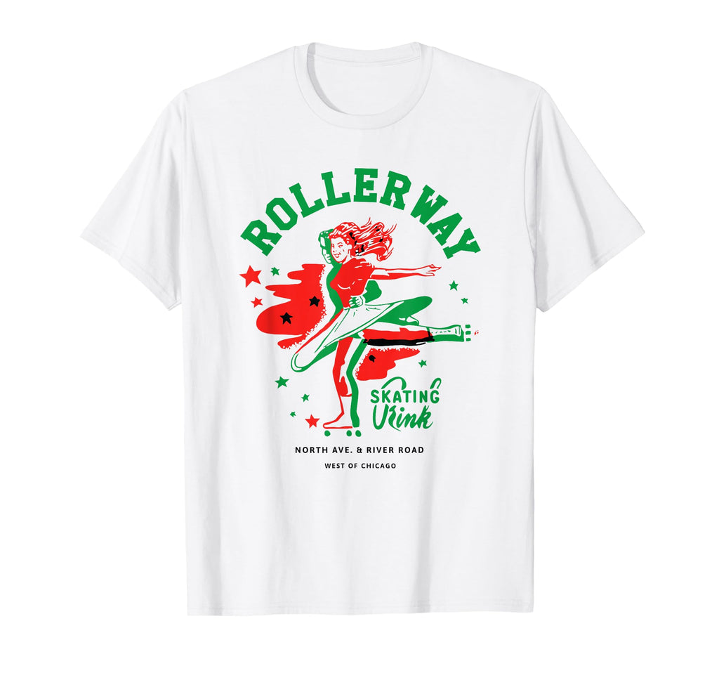 Rollerway Chicago Il Roller Rink T-Shirt - Unique Graphic for Adults - T-Shirt, Sweatshirt, Hoodie