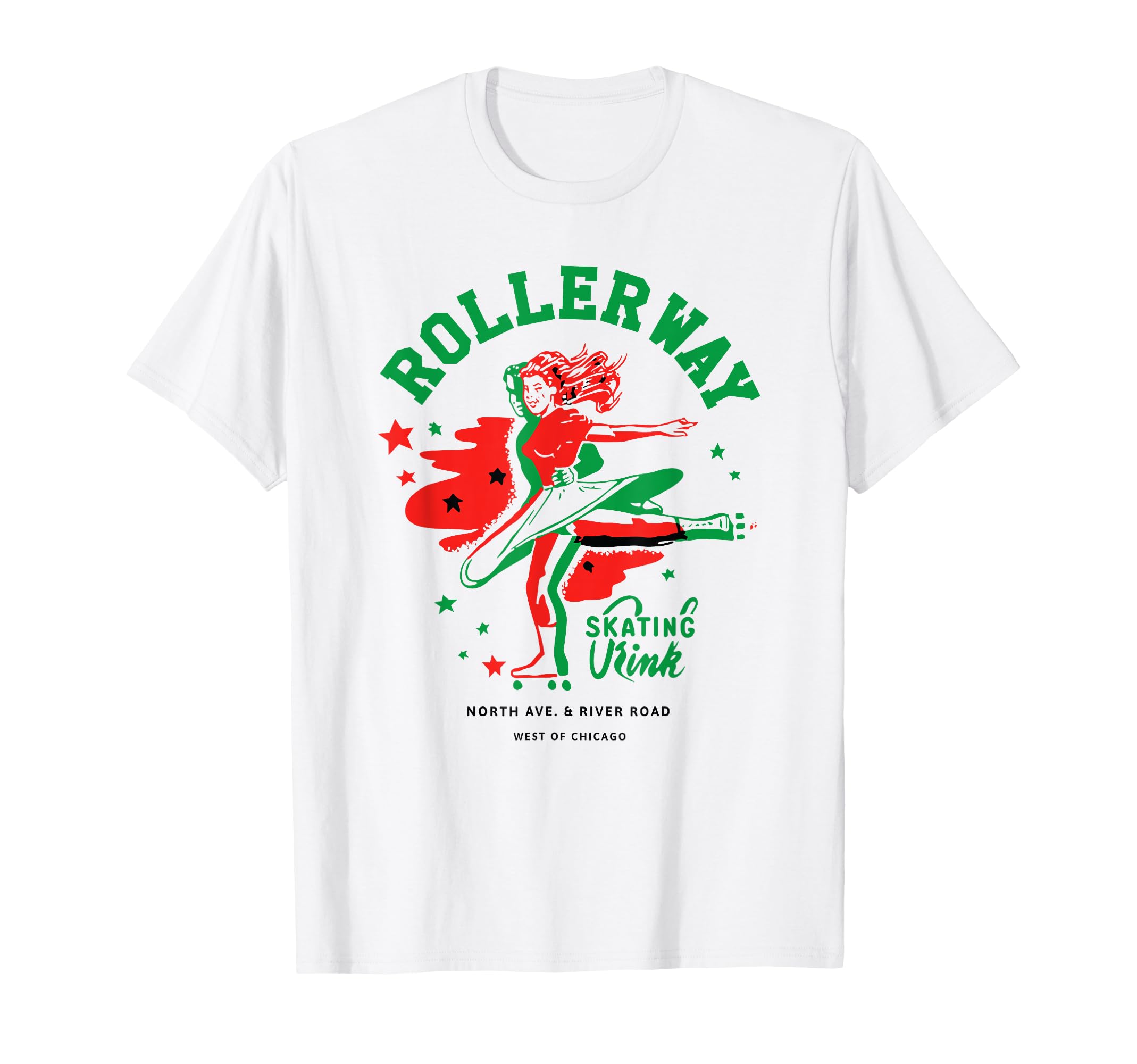 Rollerway Chicago Il Roller Rink T-Shirt - Unique Graphic for Adults - T-Shirt, Sweatshirt, Hoodie