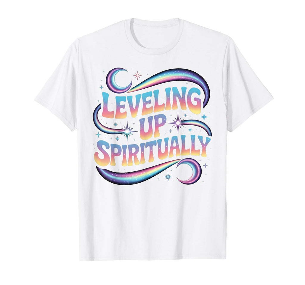 Leveling Up Spiritually Mindfulness T-Shirt - Graphic Print for Adults - T-Shirt, Sweatshirt, Hoodie