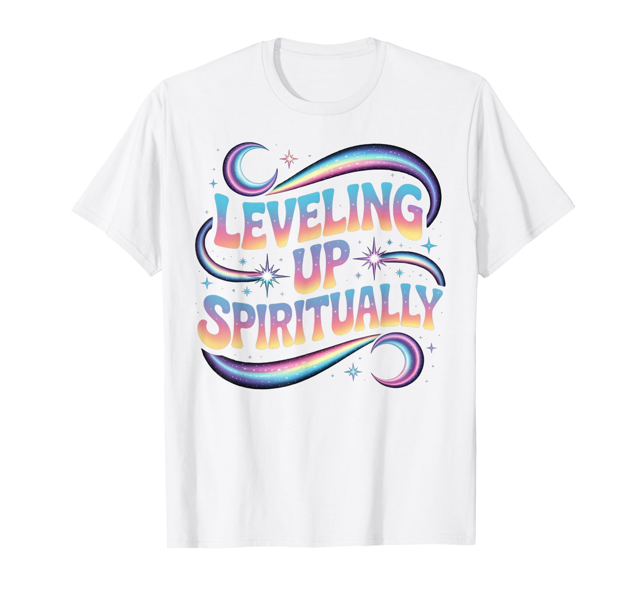 Leveling Up Spiritually Mindfulness T-Shirt - Graphic Print for Adults - T-Shirt, Sweatshirt, Hoodie