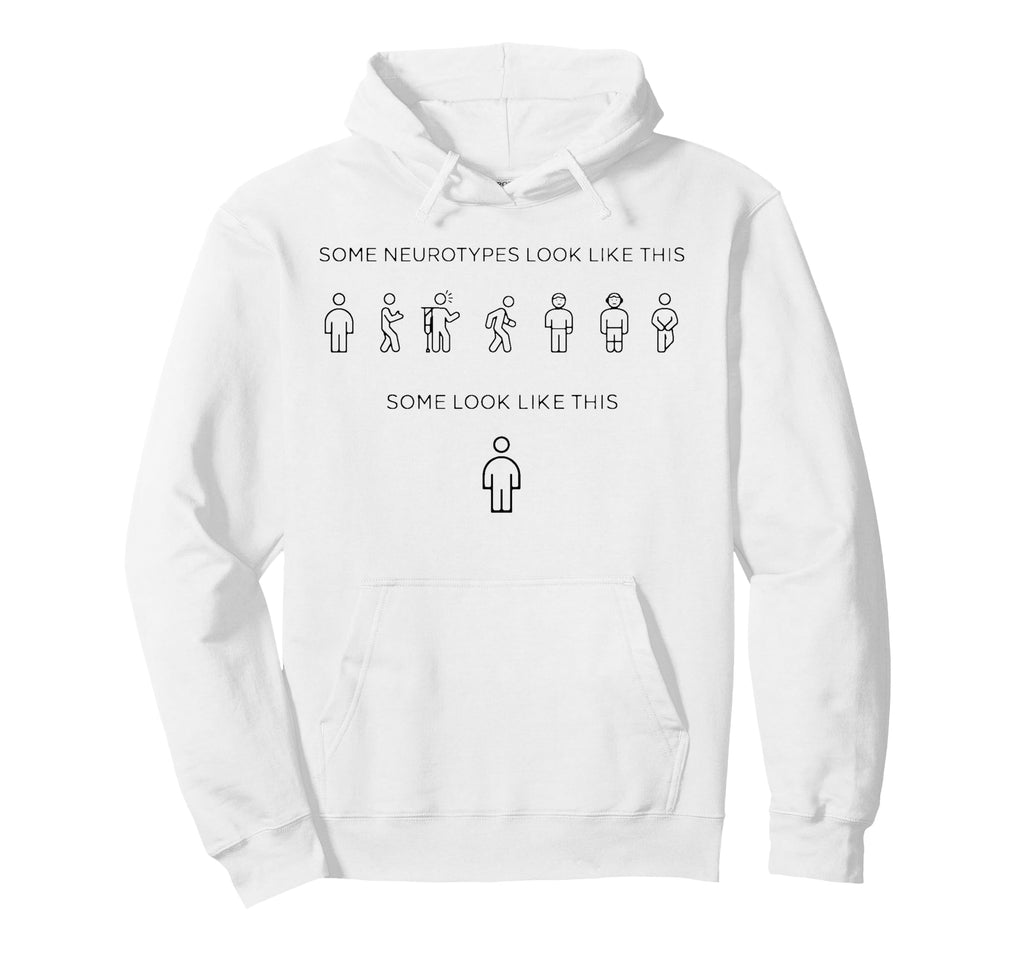 Neurodivergent Pride Invisible Disability Hoodie - Streetwear Style Unisex - T-Shirt, Sweatshirt, Hoodie