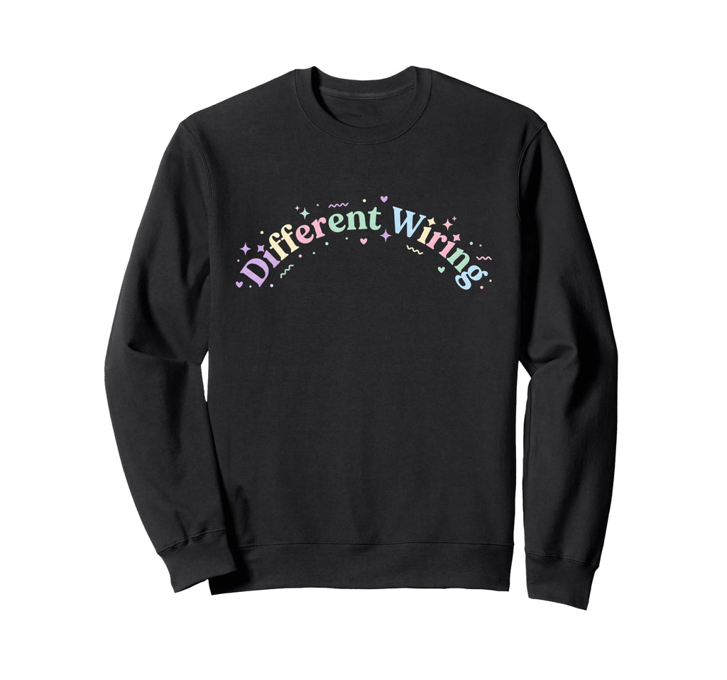 Different Wiring Neurodivergent Sweatshirt - Graphic Print Unisex - T-Shirt, Sweatshirt, Hoodie