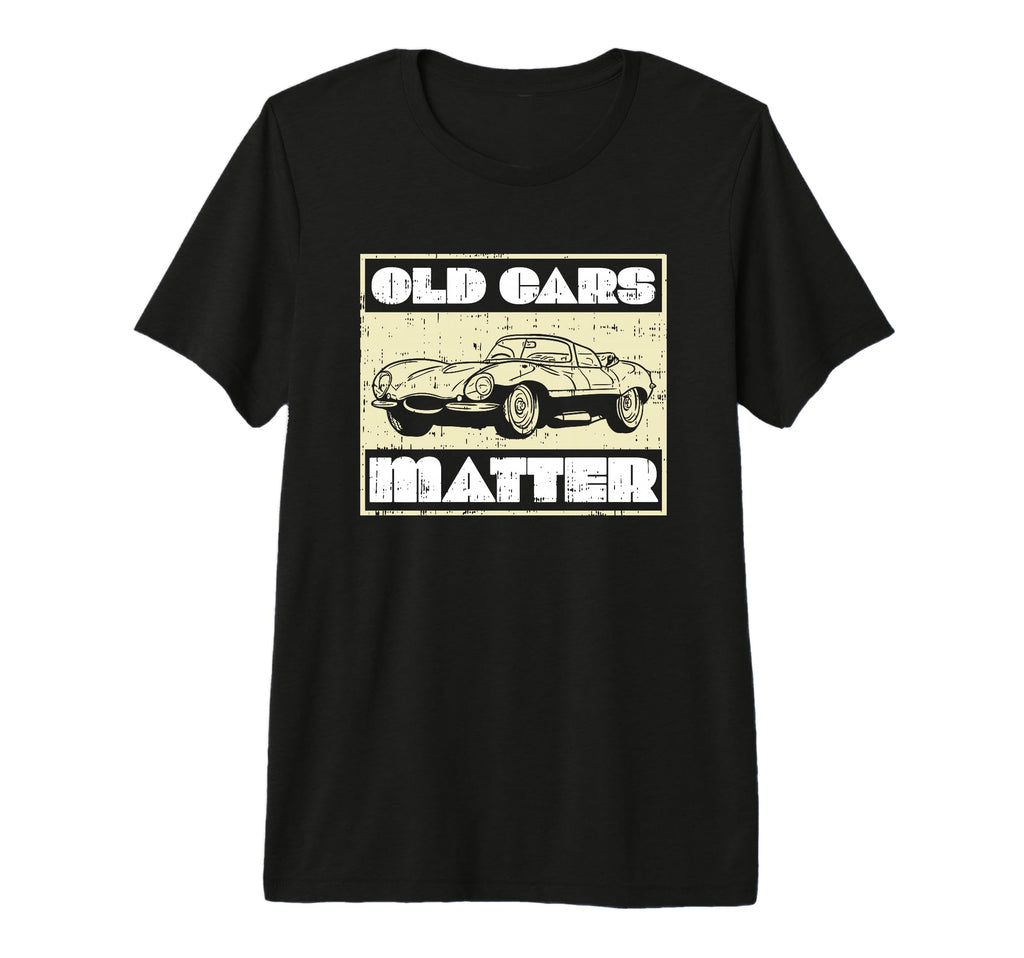 Car Old Cars Matter Oldtimer Tri Blend T-Shirt - Custom Art Print Men Women - T-Shirt, Sweatshirt, Hoodie