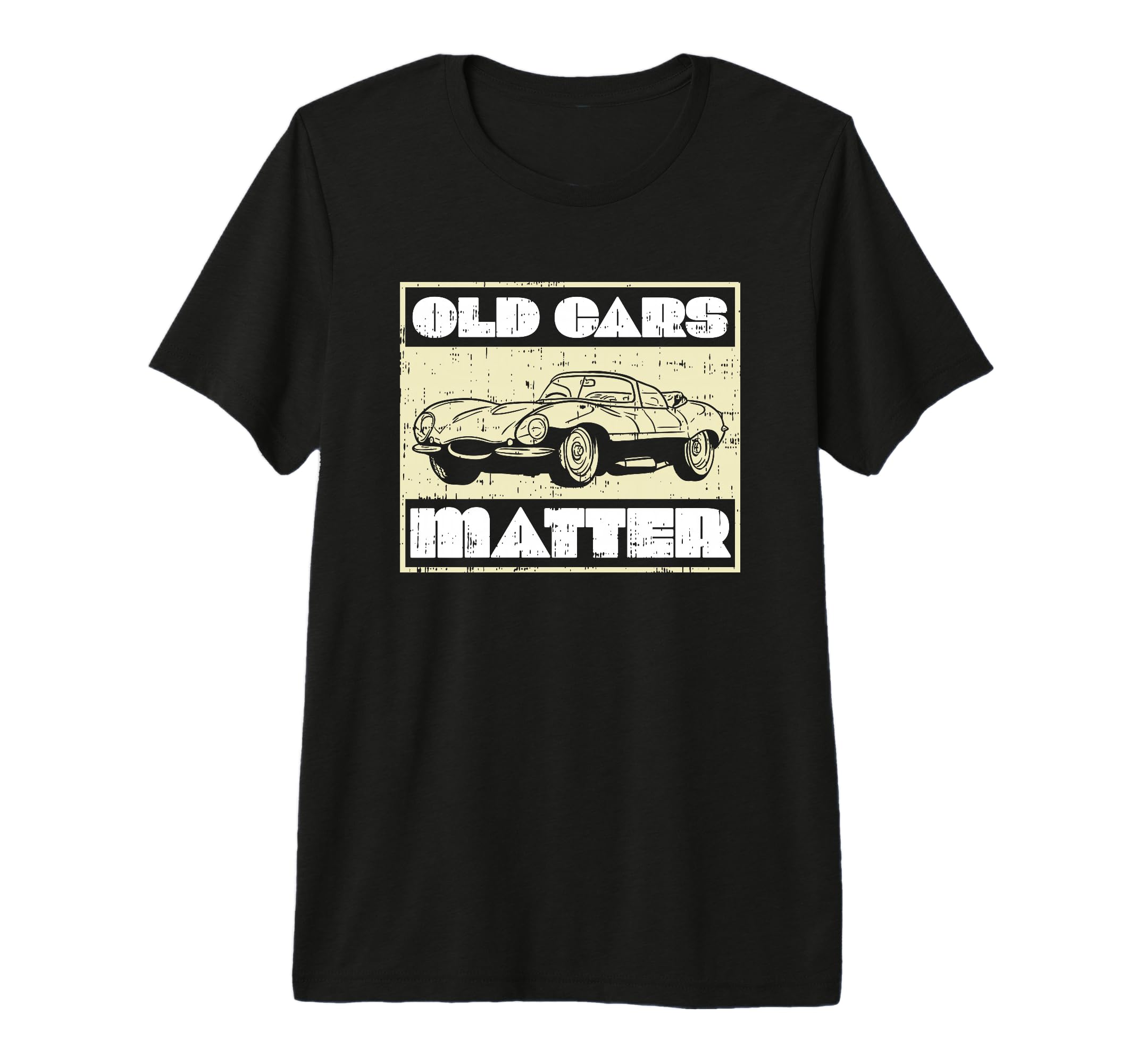 Car Old Cars Matter Oldtimer Tri Blend T-Shirt - Custom Art Print Men Women - T-Shirt, Sweatshirt, Hoodie