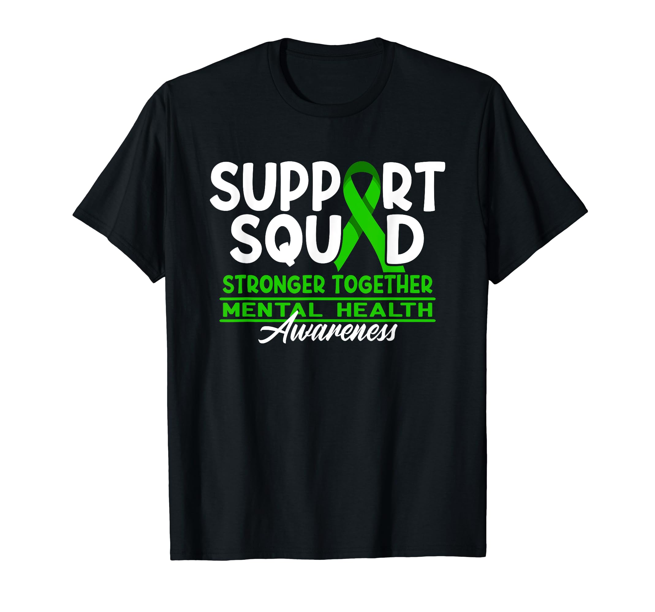 Support Awareness Squad I Depression T-Shirt - Minimalist Print Men Women - T-Shirt, Sweatshirt, Hoodie