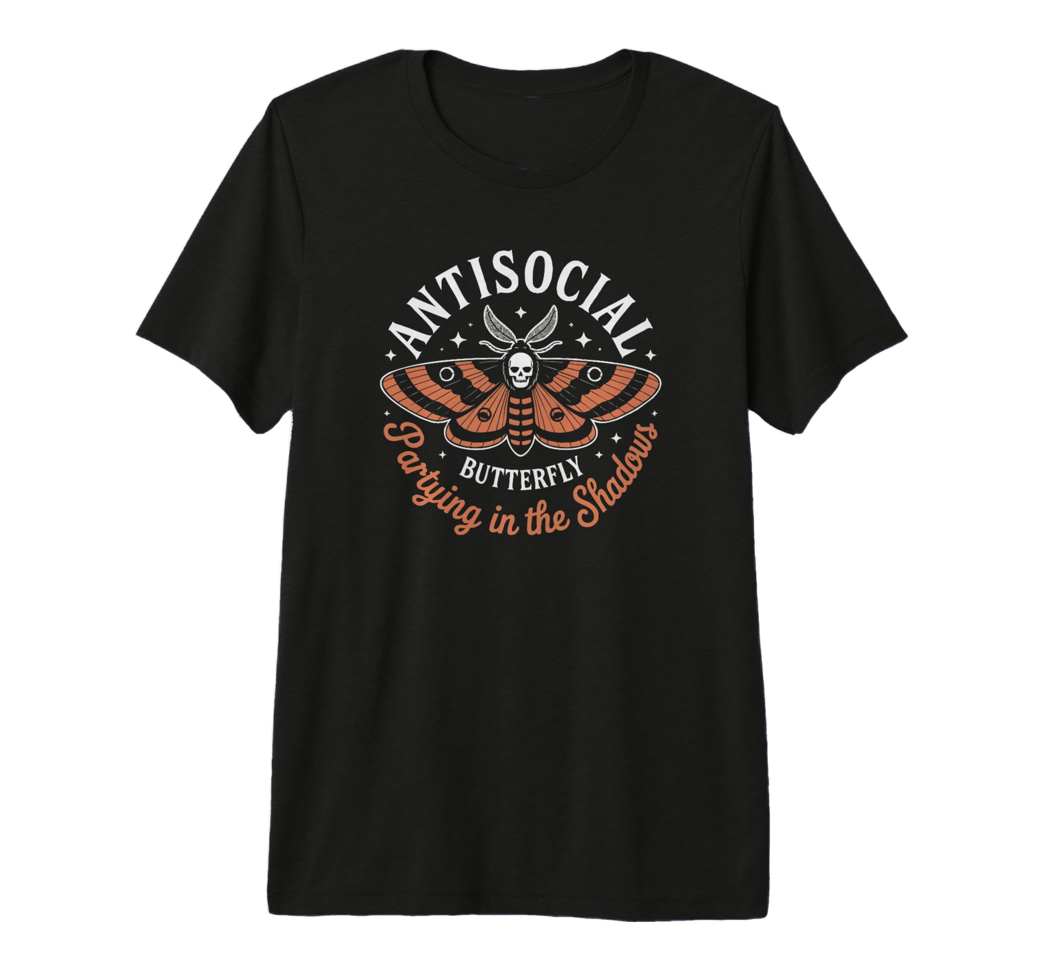 Funny Anti Social Butterfly Sarcasm T-Shirt - Minimalist Print Men Women - T-Shirt, Sweatshirt, Hoodie