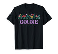 Wildflower Floral Goldie First Name T-Shirt - Novelty Apparel for Adults - T-Shirt, Sweatshirt, Hoodie