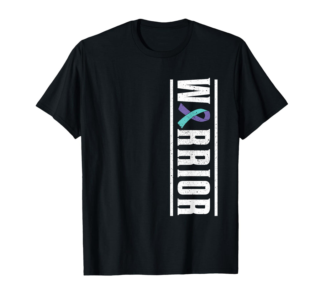 Suicide Awareness Warrior Mental T-Shirt - Custom Art Print Men Women - T-Shirt, Sweatshirt, Hoodie
