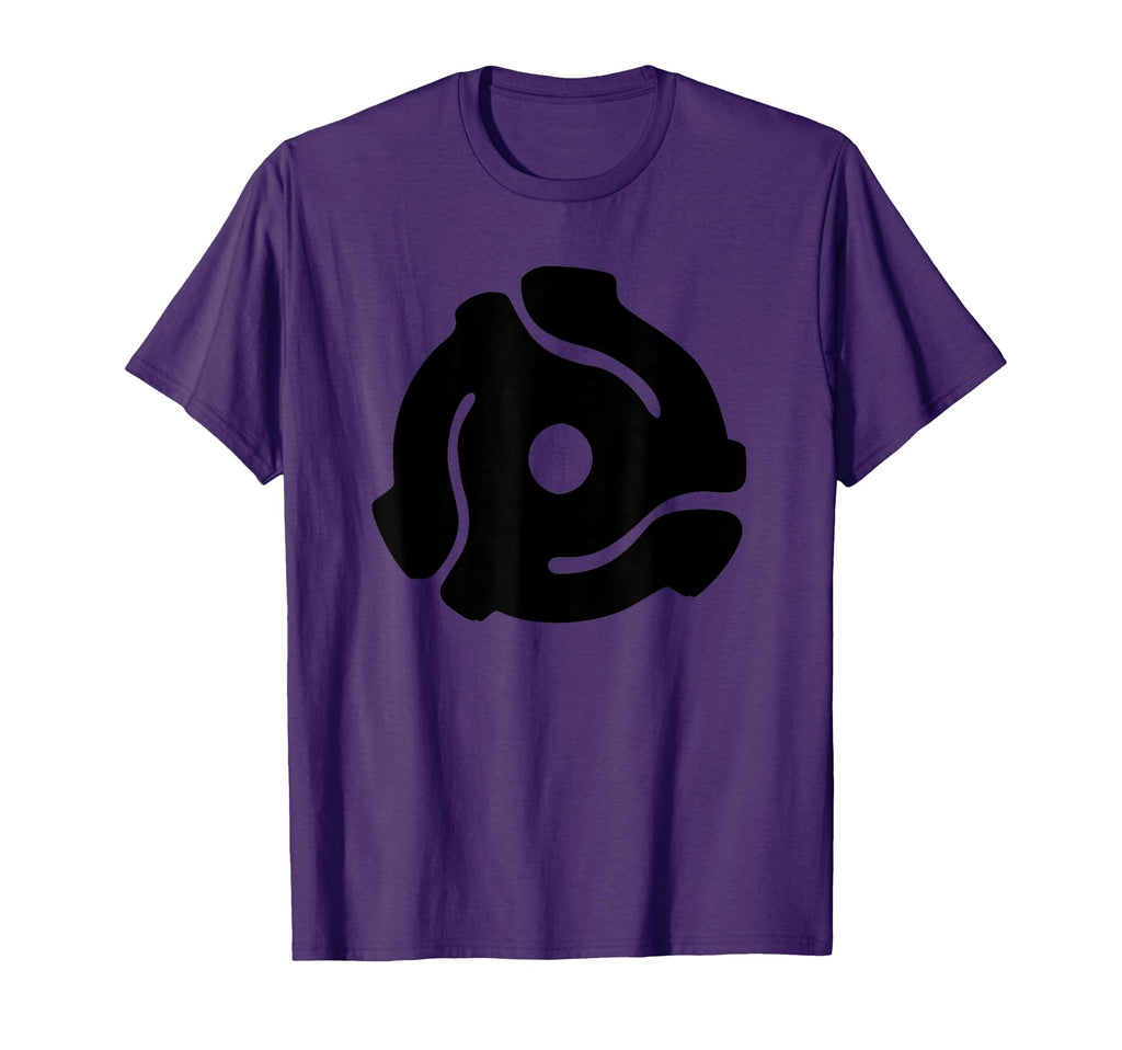 Dj 45 Rpm Adapter Turntable T-Shirt - Casual Everyday Wear Men Women - T-Shirt, Sweatshirt, Hoodie