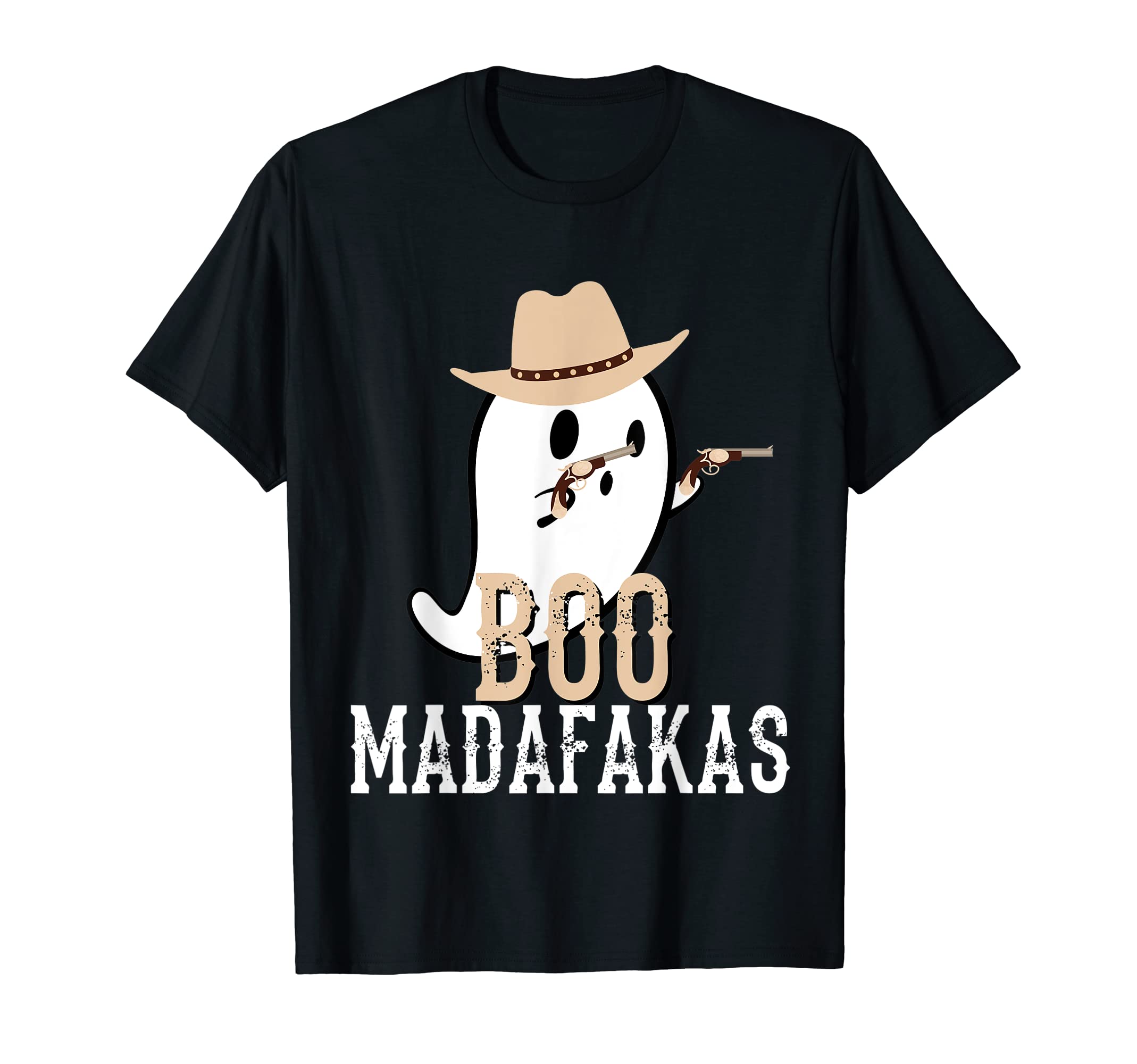 Boo Madafakas Ghost Western Cowboy T-Shirt - Unique Graphic Men Women - T-Shirt, Sweatshirt, Hoodie