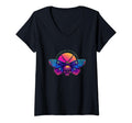 Womens Antisocial Butterfly V Neck T-Shirt - Novelty Apparel Unisex - T-Shirt, Sweatshirt, Hoodie