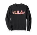 My First Name Is Lila Eighties Sweatshirt - Graphic Print Unisex - T-Shirt, Sweatshirt, Hoodie