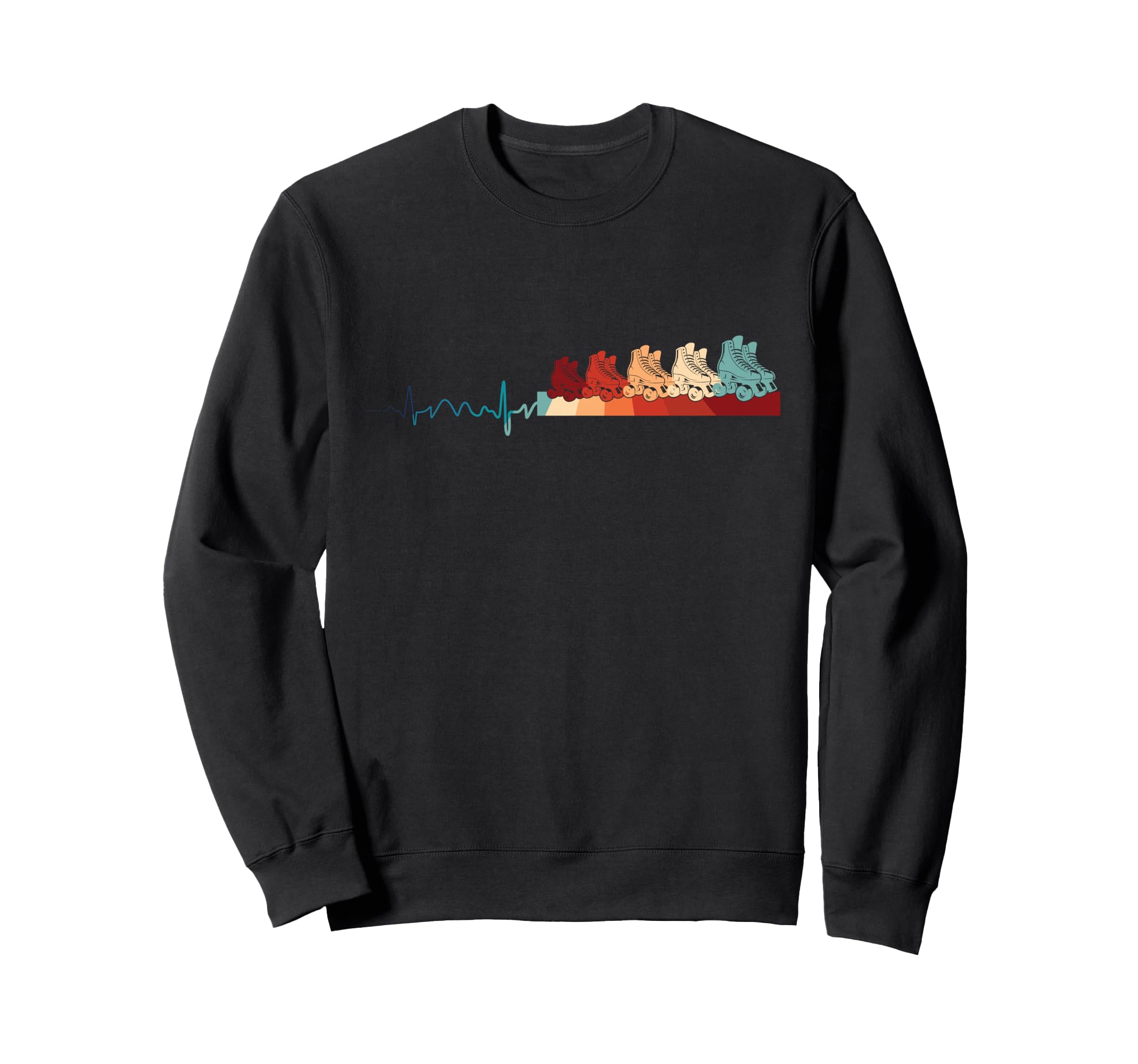 Roller Skating Skate Sweatshirt - Aesthetic Graphic Men Women - T-Shirt, Sweatshirt, Hoodie