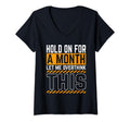 Womens Hold Month Let Me Overthink T-Shirt - Minimalist Print for Adults - T-Shirt, Sweatshirt, Hoodie