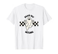 Western Halloween Ghost Peace Out T-Shirt - Novelty Apparel for Adults - T-Shirt, Sweatshirt, Hoodie