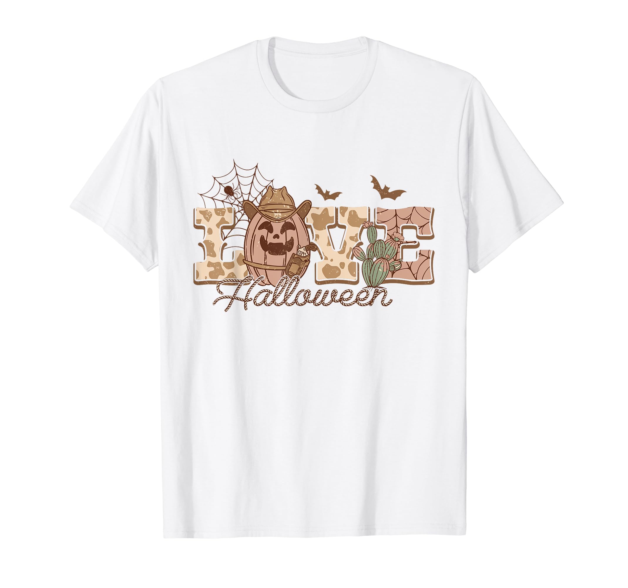Pumpkin Cowboy Hat Western Rodeo T-Shirt - Aesthetic Graphic for Adults - T-Shirt, Sweatshirt, Hoodie