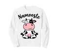 Yoga Meditation Lotus Pose Cow Namaste Sweatshirt - Novelty Apparel Unisex - T-Shirt, Sweatshirt, Hoodie