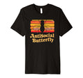 Antisocial Butterfly Housefly Introvert T-Shirt - Graphic Print for Adults - T-Shirt, Sweatshirt, Hoodie