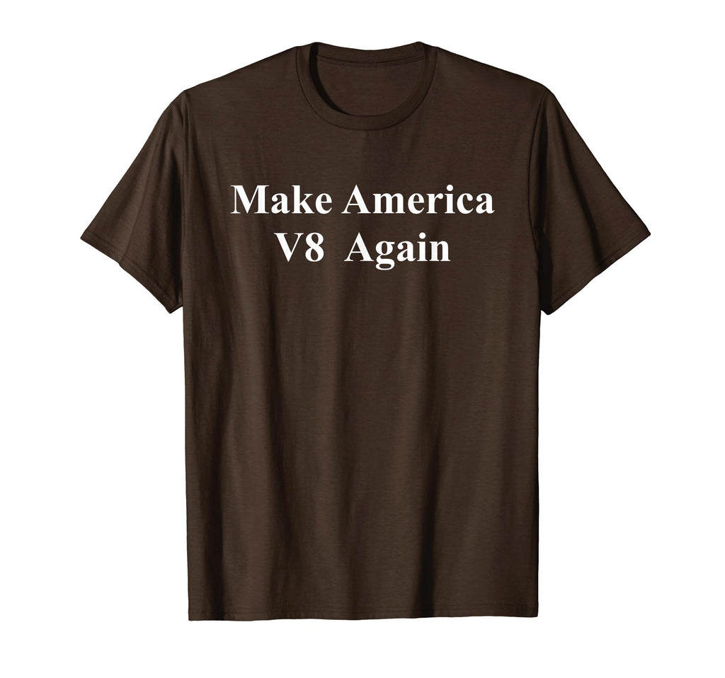 Funny Car Lover Gift American Muscle V8 T-Shirt - Graphic Print Unisex - T-Shirt, Sweatshirt, Hoodie