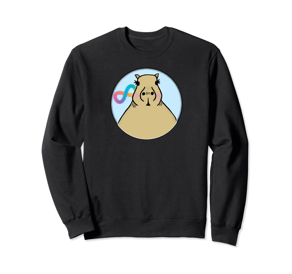 Lgbtqia Capybara Neurodivergent Sweatshirt - Fun Novelty Design for Adults - T-Shirt, Sweatshirt, Hoodie