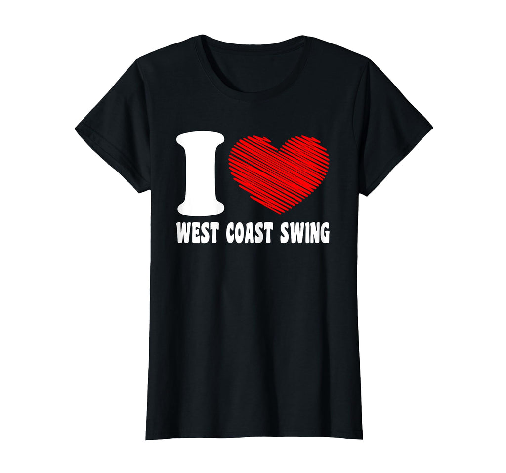 West Coast Swing Dance West Coast T-Shirt - Minimalist Print for Adults - T-Shirt, Sweatshirt, Hoodie