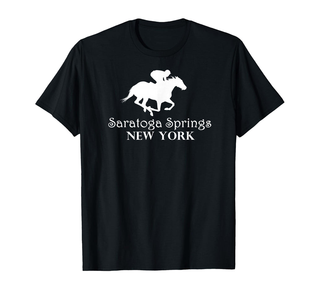 Saratoga Springs New York Horse T-Shirt - Aesthetic Graphic Men Women - T-Shirt, Sweatshirt, Hoodie