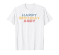 Birthday Andy Typography T-Shirt - Unique Graphic for Adults - T-Shirt, Sweatshirt, Hoodie