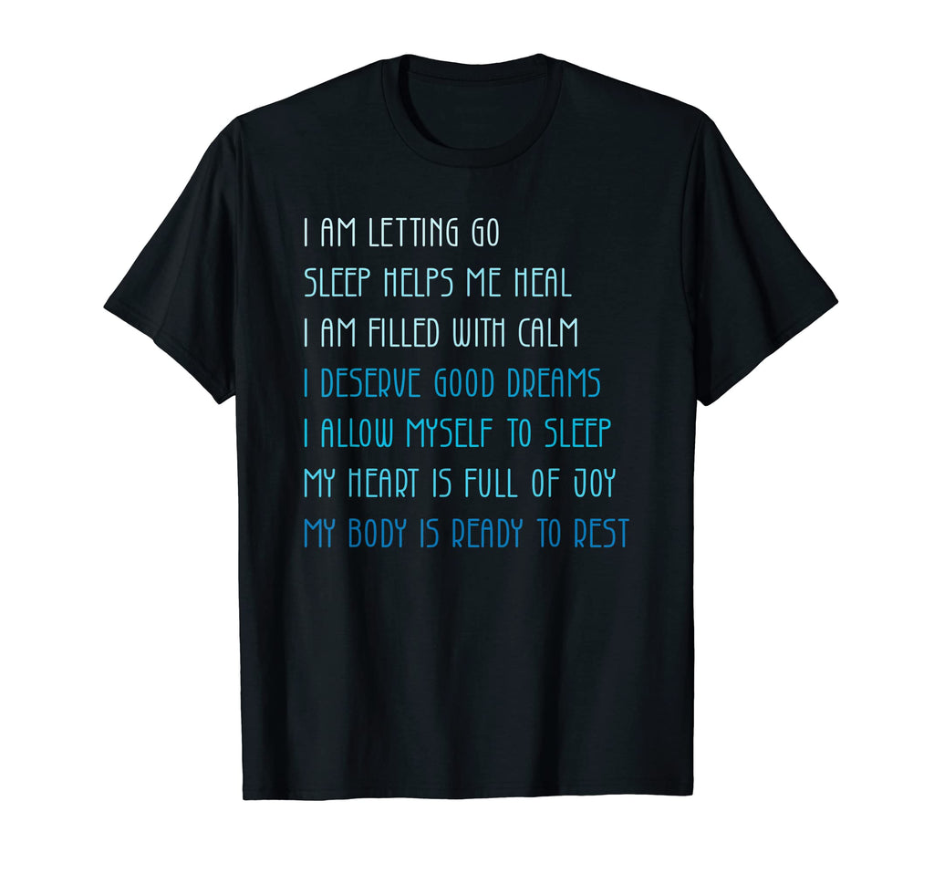 Bedtime Affirmations Adults Self Care T-Shirt - Graphic Print Men Women - T-Shirt, Sweatshirt, Hoodie