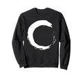 Meditation Enso Circle Mindfulness Sweatshirt - Minimalist Print Men Women - T-Shirt, Sweatshirt, Hoodie